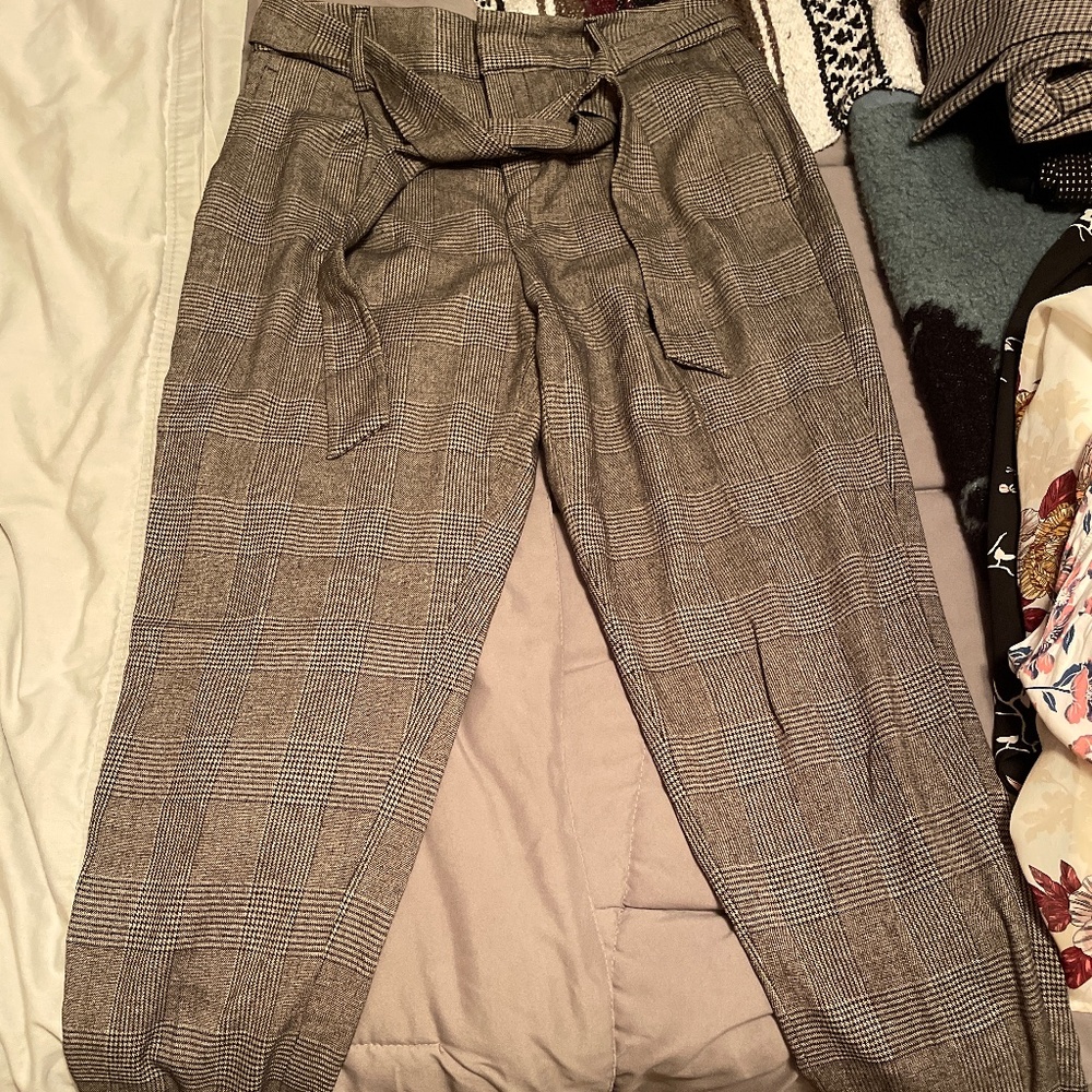Belted pants